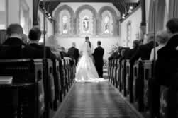 Formal Vow Renewal Ceremony in a Church 