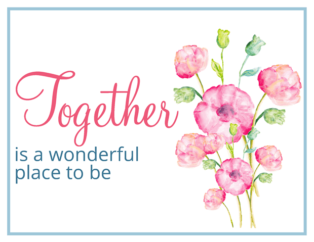 Vow Renewal Photo Prop