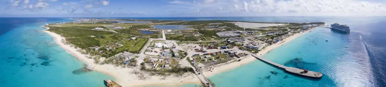 Turks and Caicos Island panorama