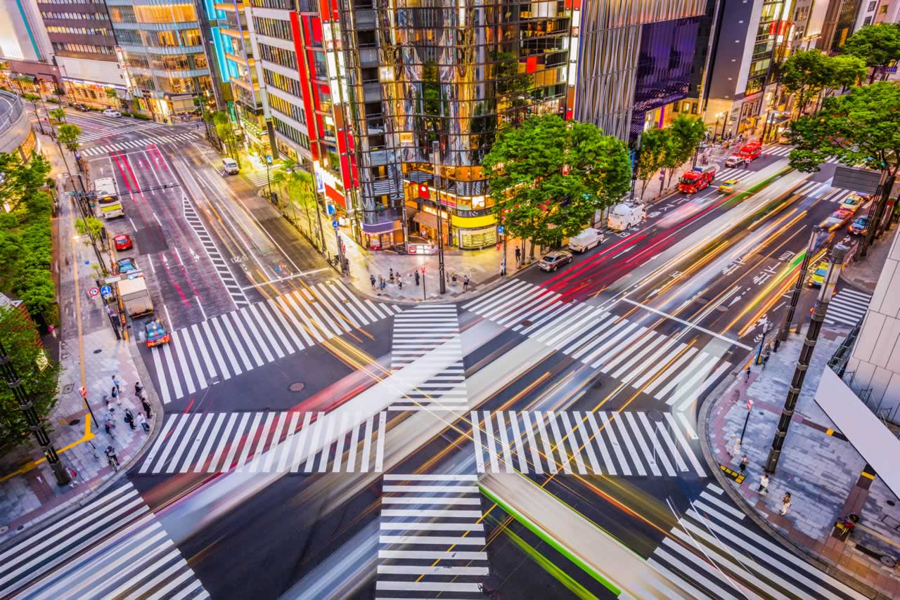Ginza district