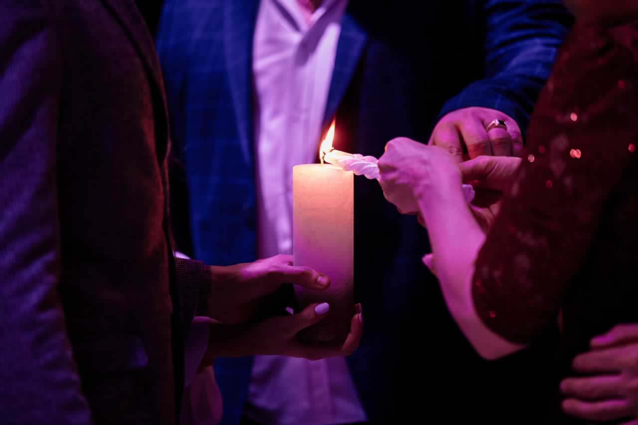 Engaging Guests with Interactive Elements: community candle lighting