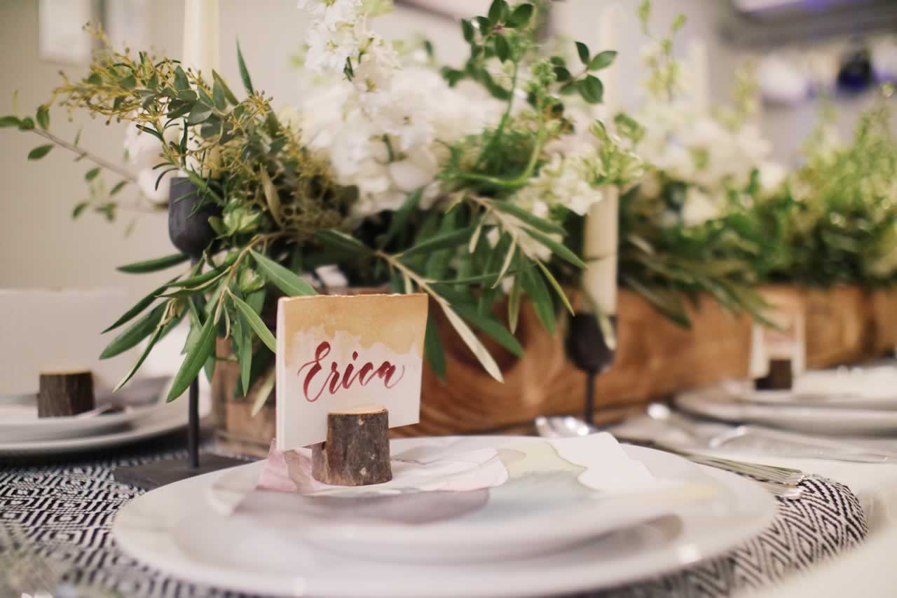 DIY Table Settings and Place Cards
